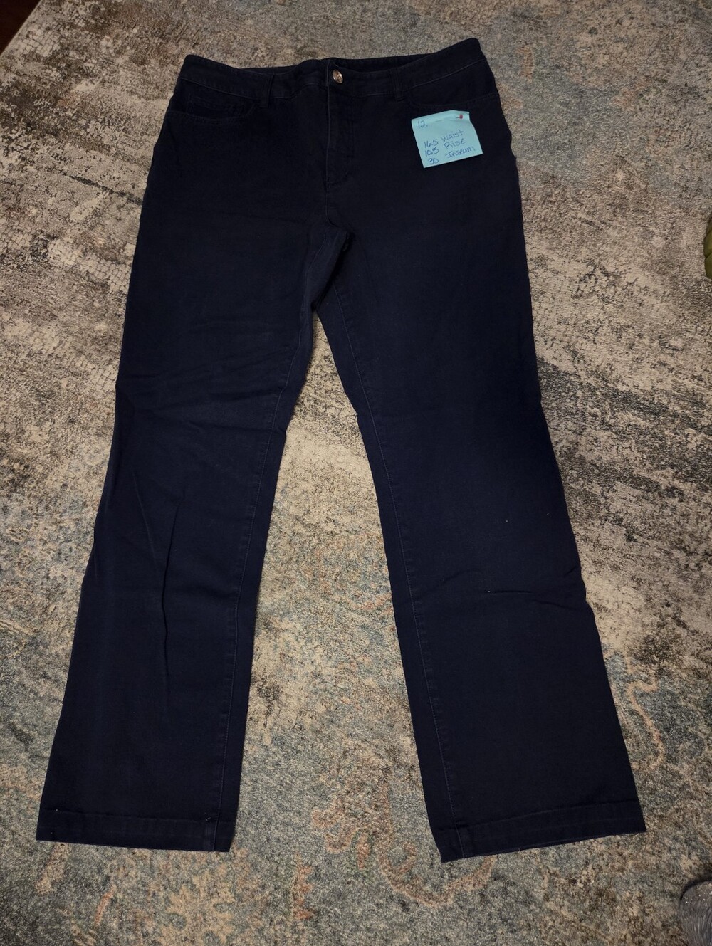 Chaps Women's Dark Navy Flare Jeans Size 12